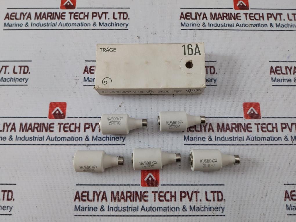 Lot Of 5X Siba 16/500 Fuse