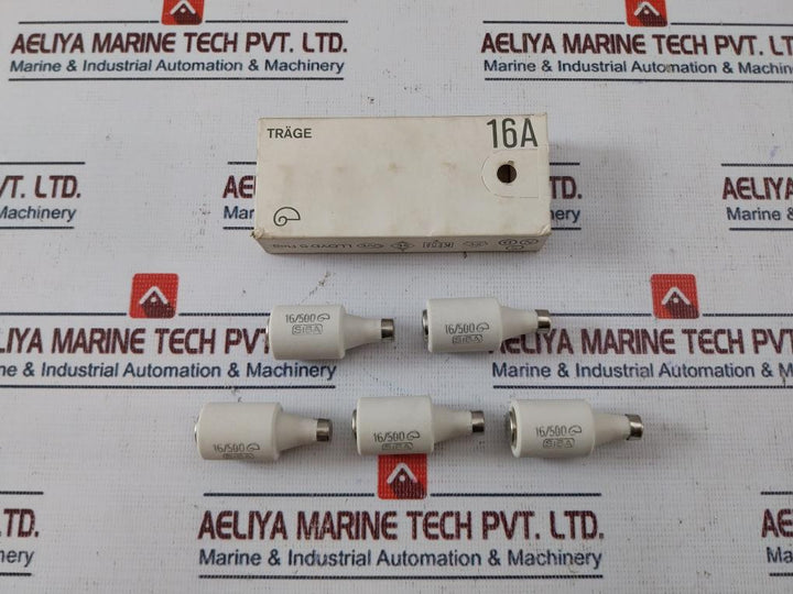 Lot of 5X SIBA 16/500 Fuse