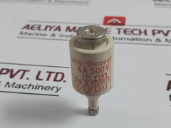Lot of 5X SIEMENS 4A 500V Bottle Diazed Fuse