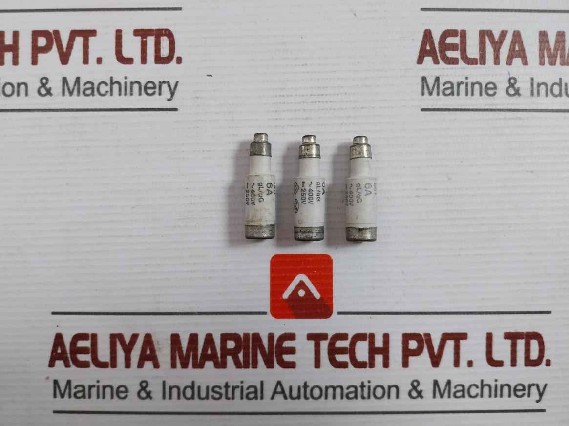 Lot Of 5X Siemens 5Se2 206 Neozed Bottle Fuse 6A