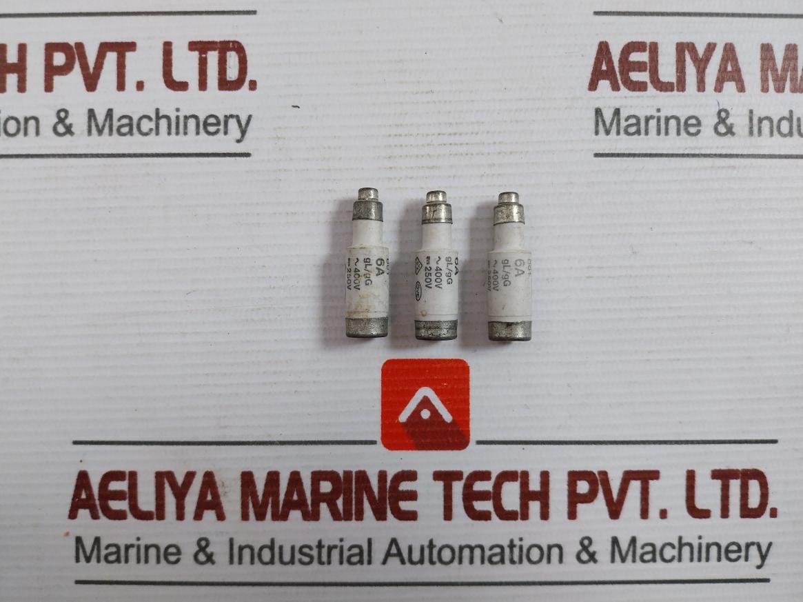 Lot Of 5X Siemens 5Se2 206 Neozed Bottle Fuse 6A