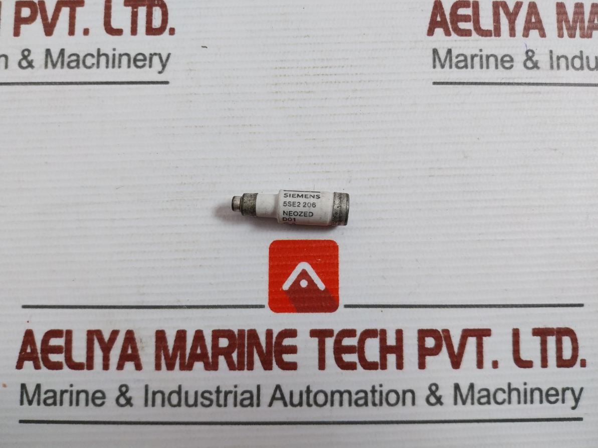 Lot Of 5X Siemens 5Se2 206 Neozed Bottle Fuse 6A