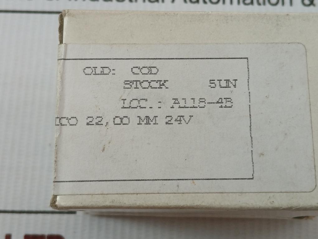 Lot Of 5X Siemens Led Indicator With Lamp Holder 24V Assembly 3Sb3 244-6Ba70