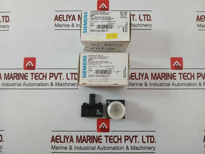Lot Of 5X Siemens Led Indicator With Lamp Holder 24V Assembly 3Sb3 244-6Ba70