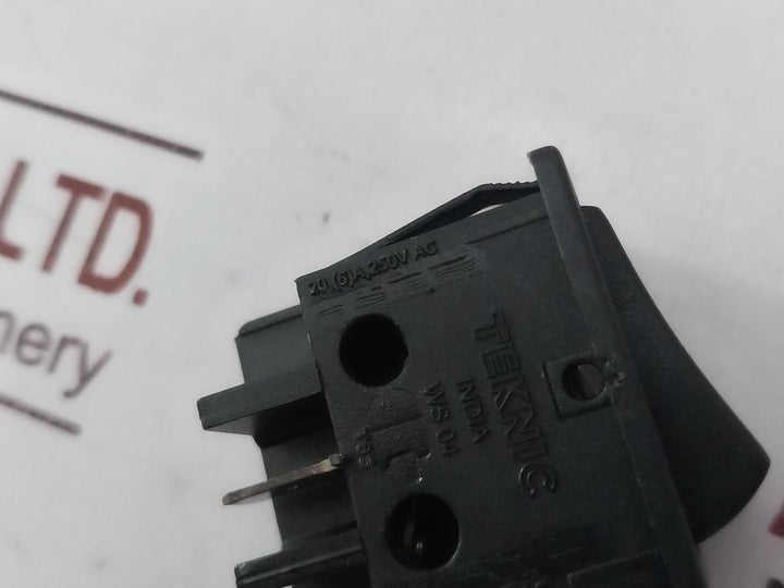 Lot of 5X TEKNIC WS04 Rocker Switch  20A 250V AC T85