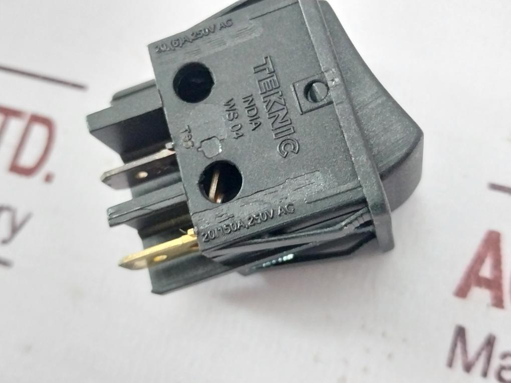 Lot of 5X TEKNIC WS04 Rocker Switch  20A 250V AC T85