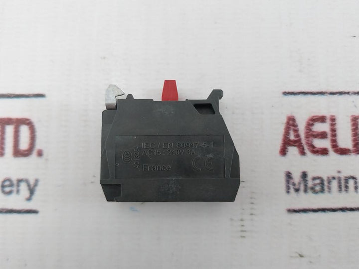 Lot of 5X Telemecanique ZBE-102 Single Contact Block W/ Screw Clamp Terminal