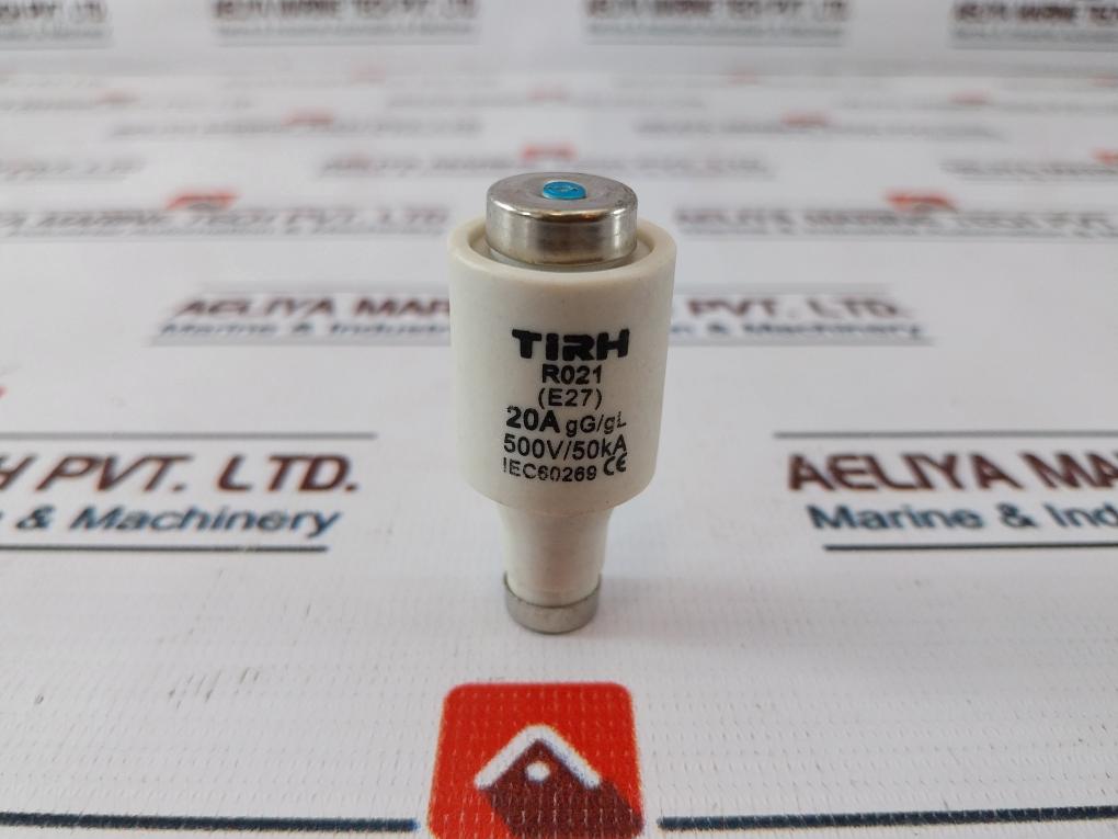 Lot of 5X Tirh R021 Fuse Link 20A GG/GL 500V/50KA