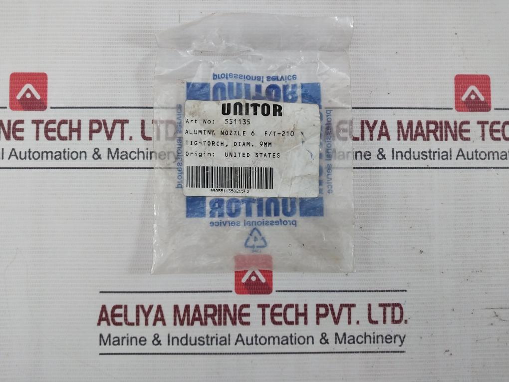 Lot Of 5X Unitor 551135 Alumina Tig Nozzle