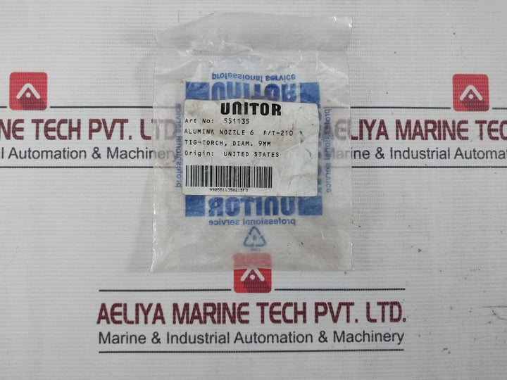 Lot of 5X UNITOR 551135 Alumina Tig Nozzle