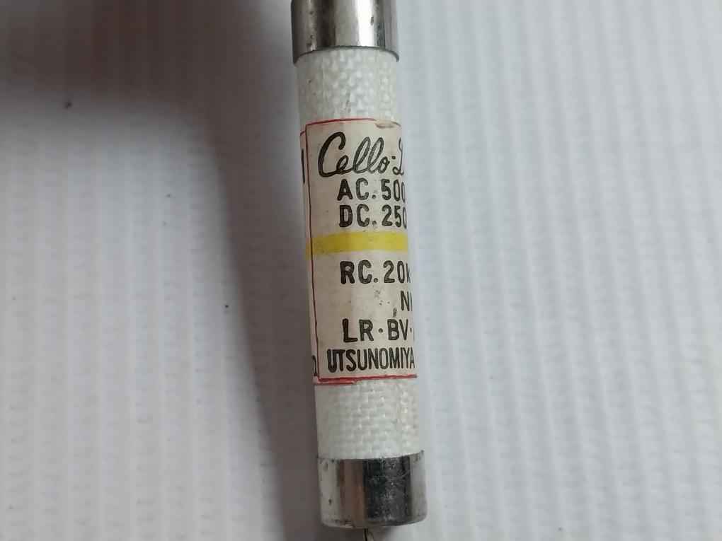 Lot Of 5X Utsunomiya Electric Nc1 Cartridge Fuse 15A Ac-500V/Dc-250V