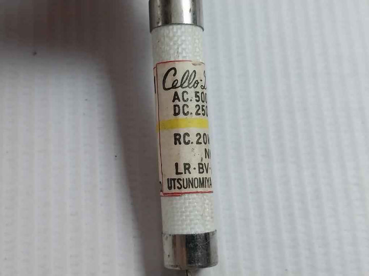 Lot Of 5X Utsunomiya Electric Nc1 Cartridge Fuse 15A Ac-500V/Dc-250V