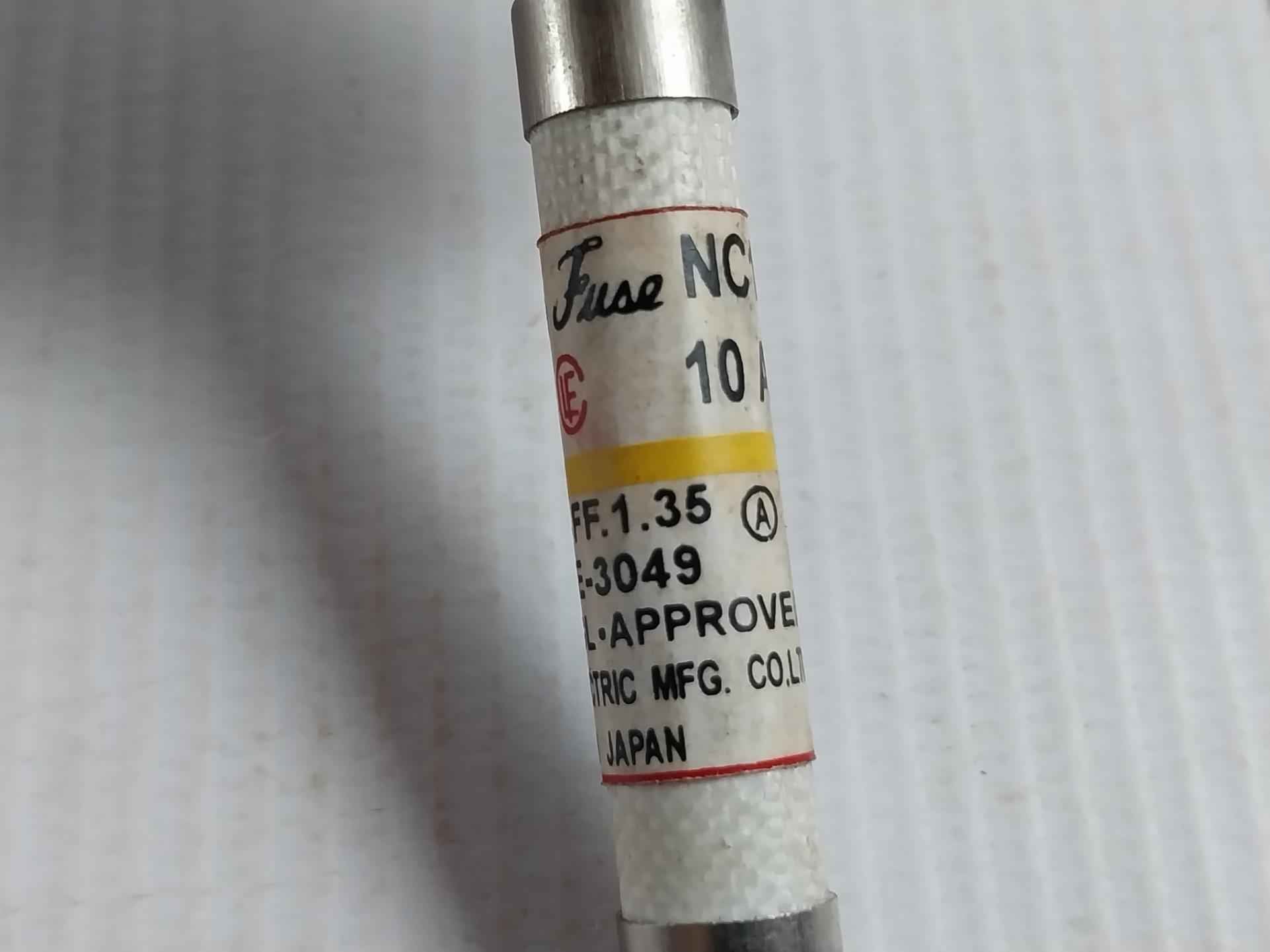 Lot Of 5X Utsunomiya Electric Nc1 Cello-lite Fuse