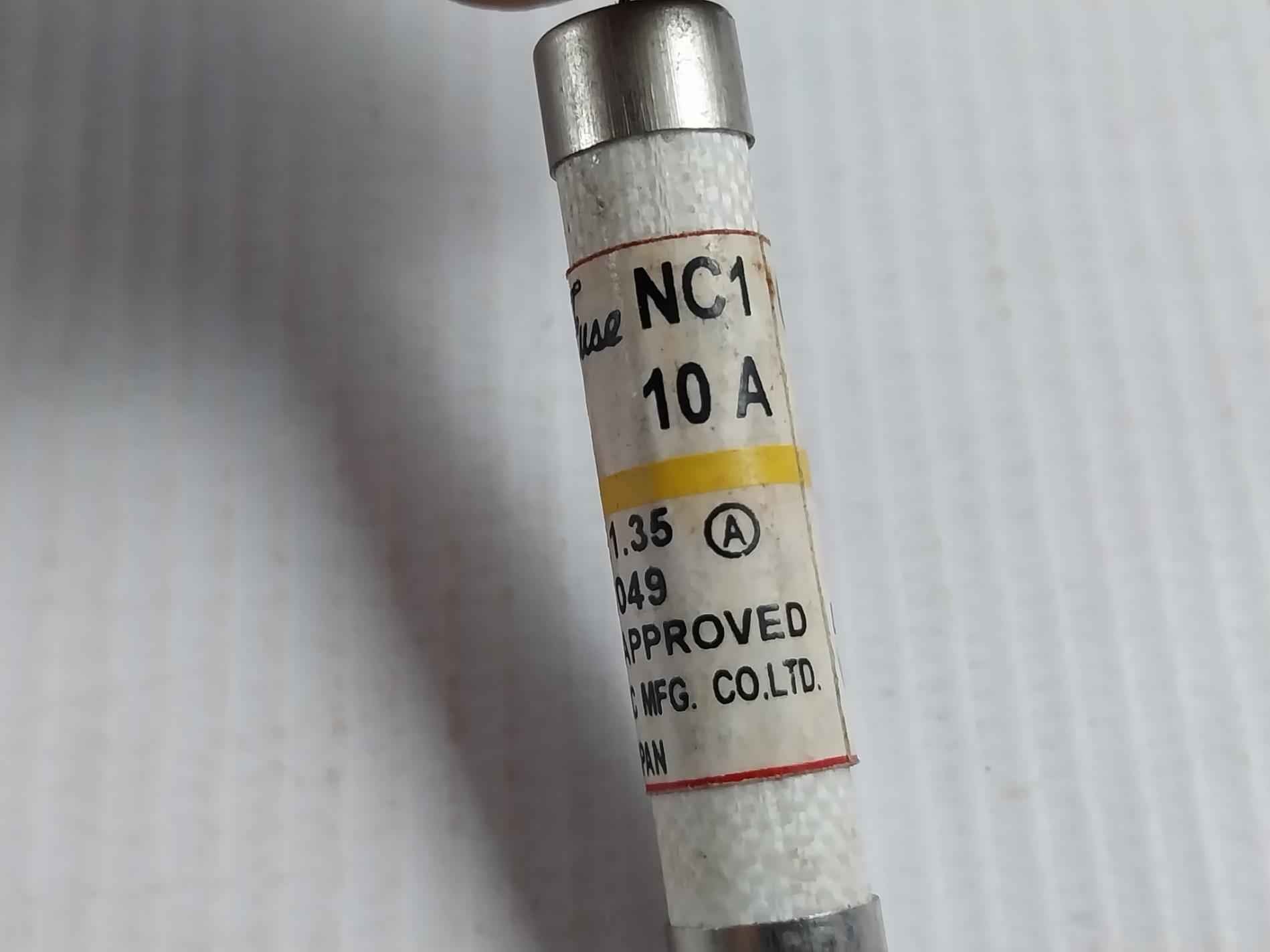 Lot Of 5X Utsunomiya Electric Nc1 Cello-lite Fuse