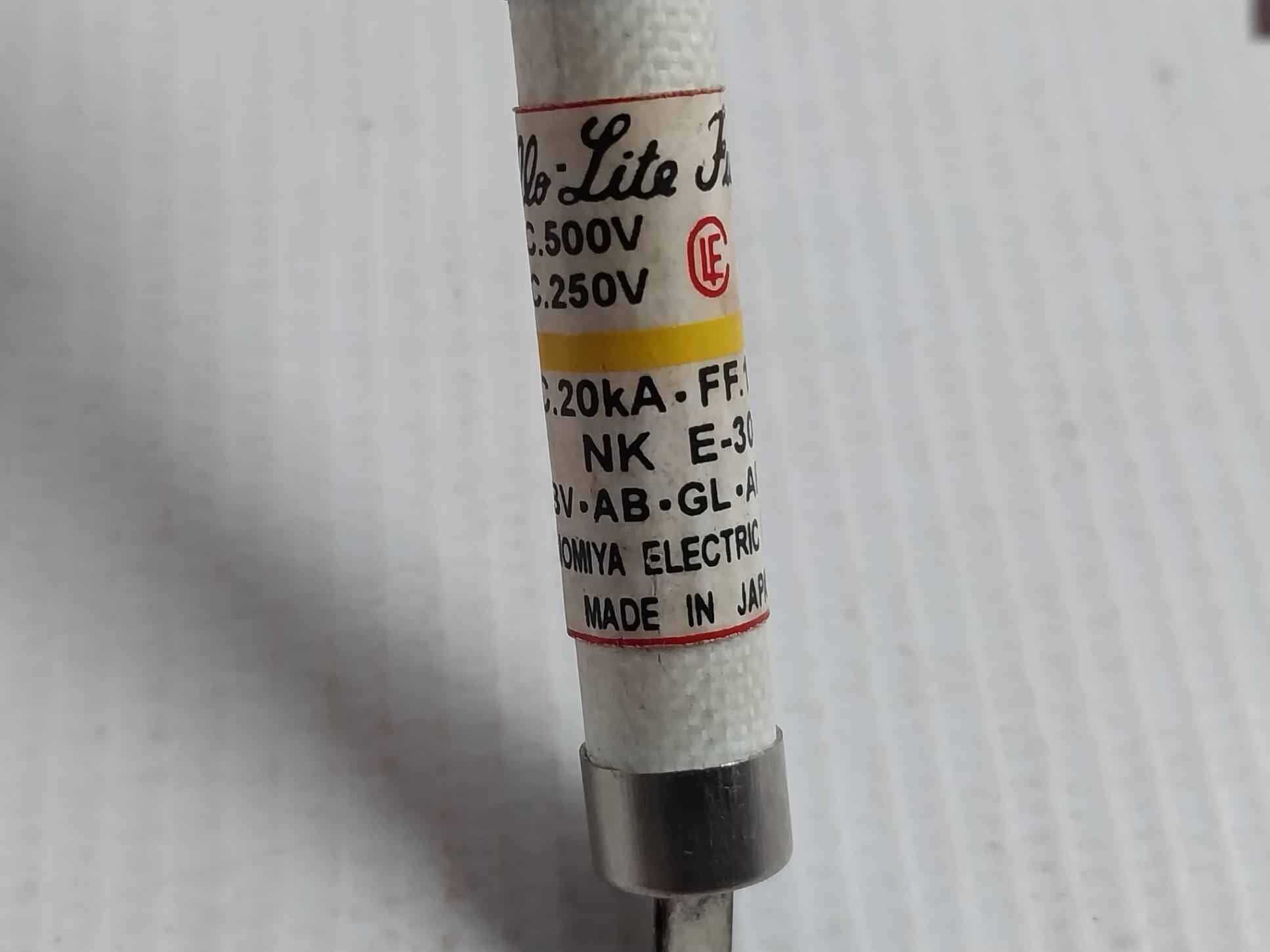 Lot Of 5X Utsunomiya Electric Nc1 Cello-lite Fuse