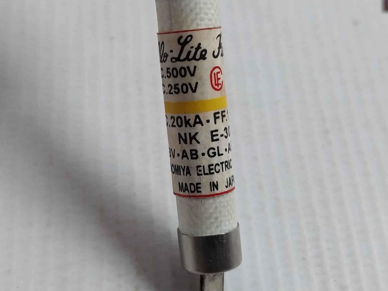 Lot Of 5X Utsunomiya Electric Nc1 Cello-lite Fuse