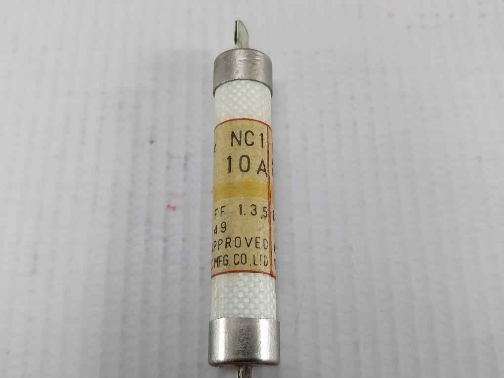 Lot Of 5x Utsunomiya Electric Nc1 Cello-lite Fuse Ac 500v Dc 250v 10a