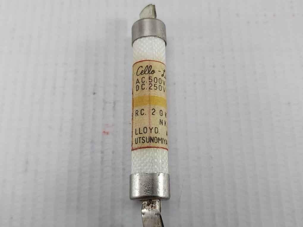 Lot Of 5x Utsunomiya Electric Nc1 Cello-lite Fuse Ac 500v Dc 250v 10a