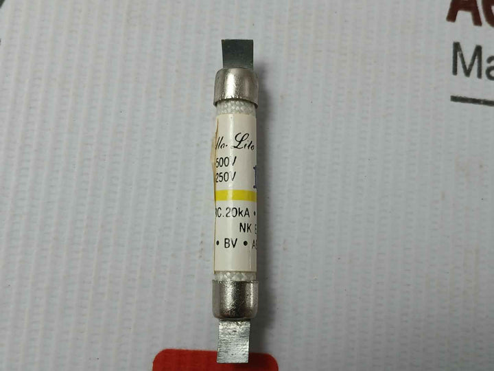 Lot Of 5X Utsunomiya Electric Nc1 Fuse Ac-500V Dc-250V 10A