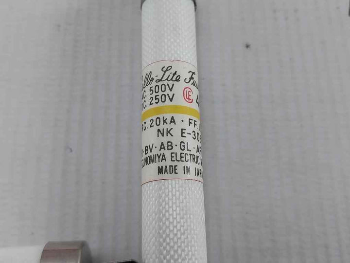 Lot Of 5X Utsunomiya Electric Nc2 Cello-lite Fuse Ac 500V Dc 250V 40A