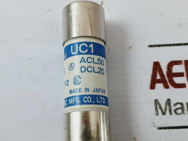 Lot Of 5X Utsunomiya Electric Uc1 Cello-lite Fuse Ac 500V Dc 250V Nk E-3112