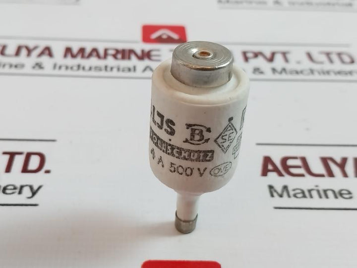 Lot of 5X VOLLSCHUTZ LJS 4A 500V D-Melting Inserts Cartridge Bottle Fuse