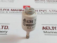 Lot of 5X VOLLSCHUTZ LJS 4A 500V D-Melting Inserts Cartridge Bottle Fuse