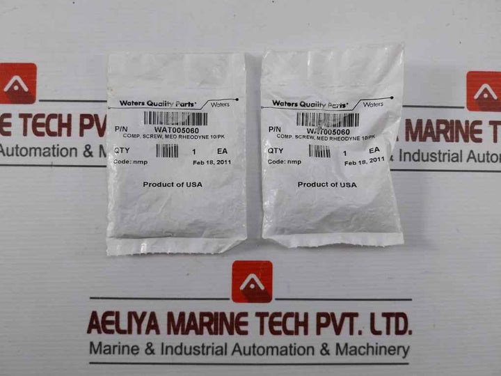 Lot Of 5X Wat005060 Compression Screw Brand Waters