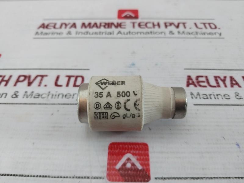 Lot Of 5X Weber Diazed Fuse Cartridge 35A 500V Gl/Gg