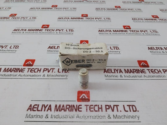 Lot Of 5X Weber DO2-50A Fuse 380V-250V
