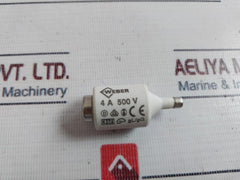 Lot of 5X Weber GL/GG Fuses 4a 500v
