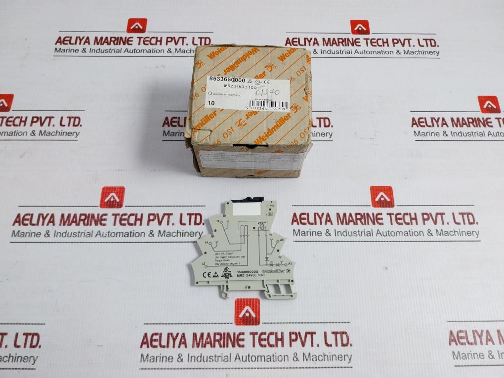 Lot Of 5X Weidmuller 8533660000 Mrz 24Vdc Micro-relay Terminal Module