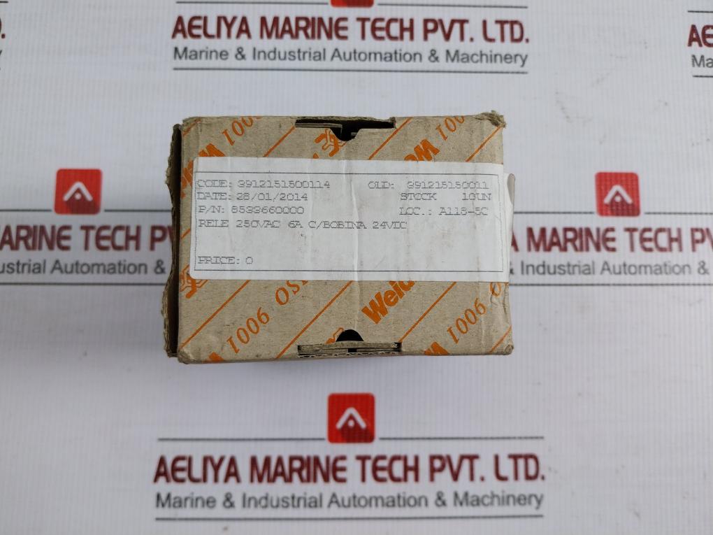Lot Of 5X Weidmuller 8533660000 Mrz 24Vdc Micro-relay Terminal Module