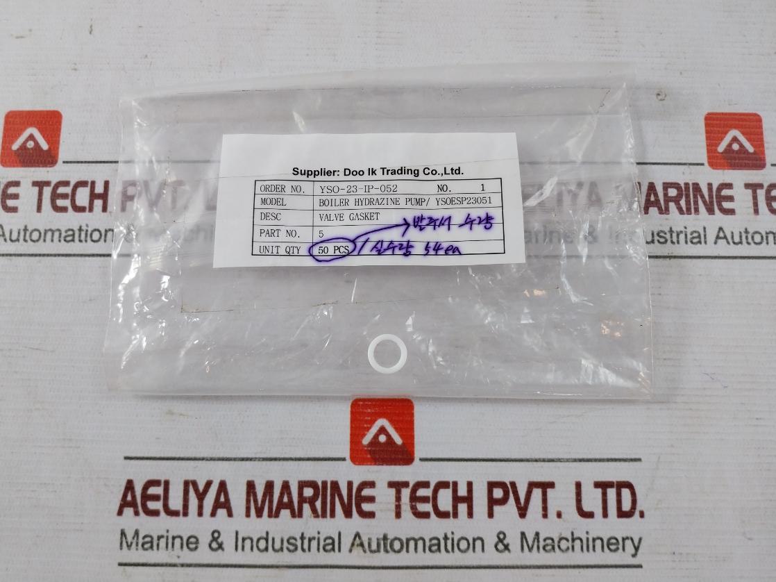 Lot Of 5X Ysoesp23051 Valve Gasket O-ring Yso-23-ip-052