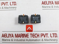 Lot Of 5X Zb2-be102C Contact Block 600V/10A Telemecanique