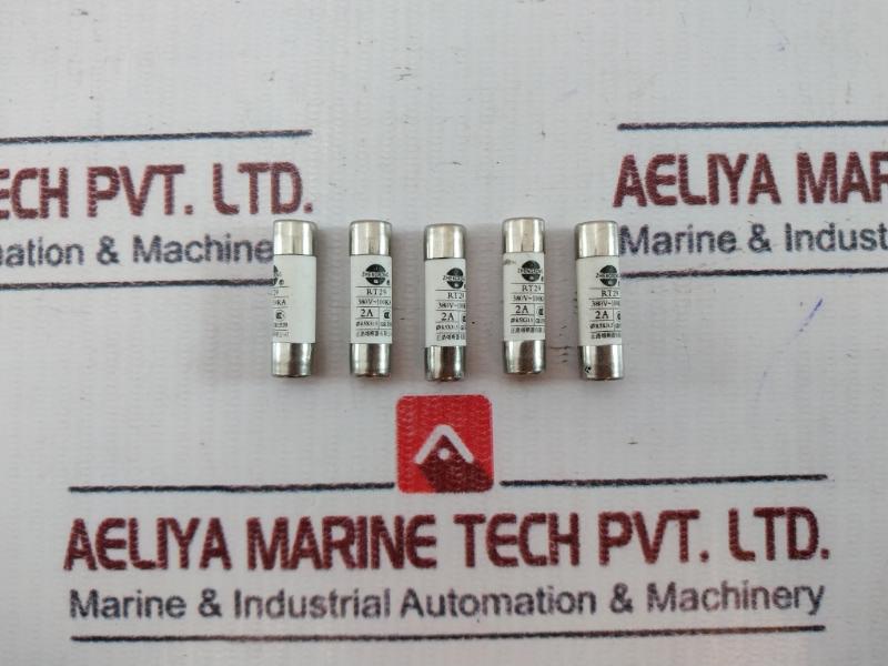 Lot Of 5X Zhengrong Rt29 Fuse 380V 100Ka 2A Gb13539