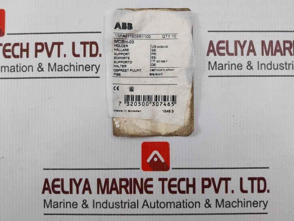 Lot Of 5x Abb Mcbh-00 Contact Block Holder 1sfa611605r1100