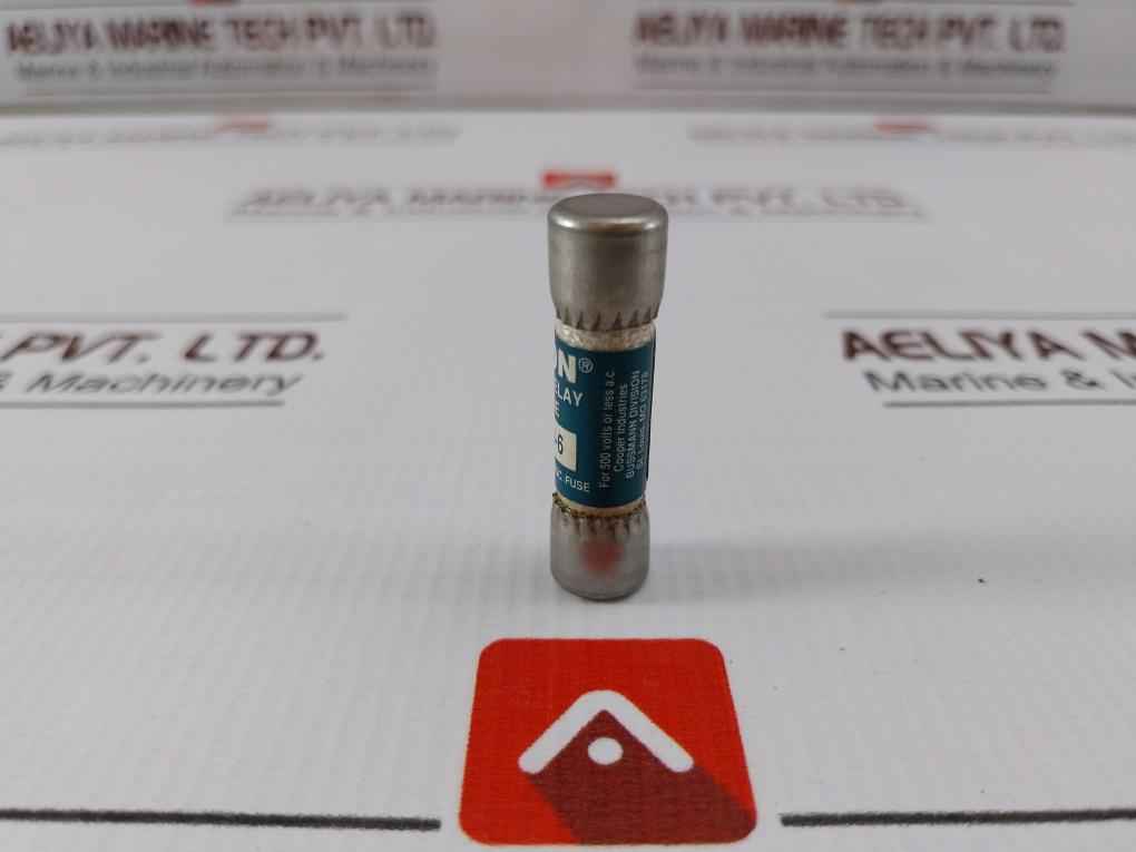 Lot Of 5x Bussmann Fnq-6 Time-delay Fuse 500 Volt 6amp 30051712786066