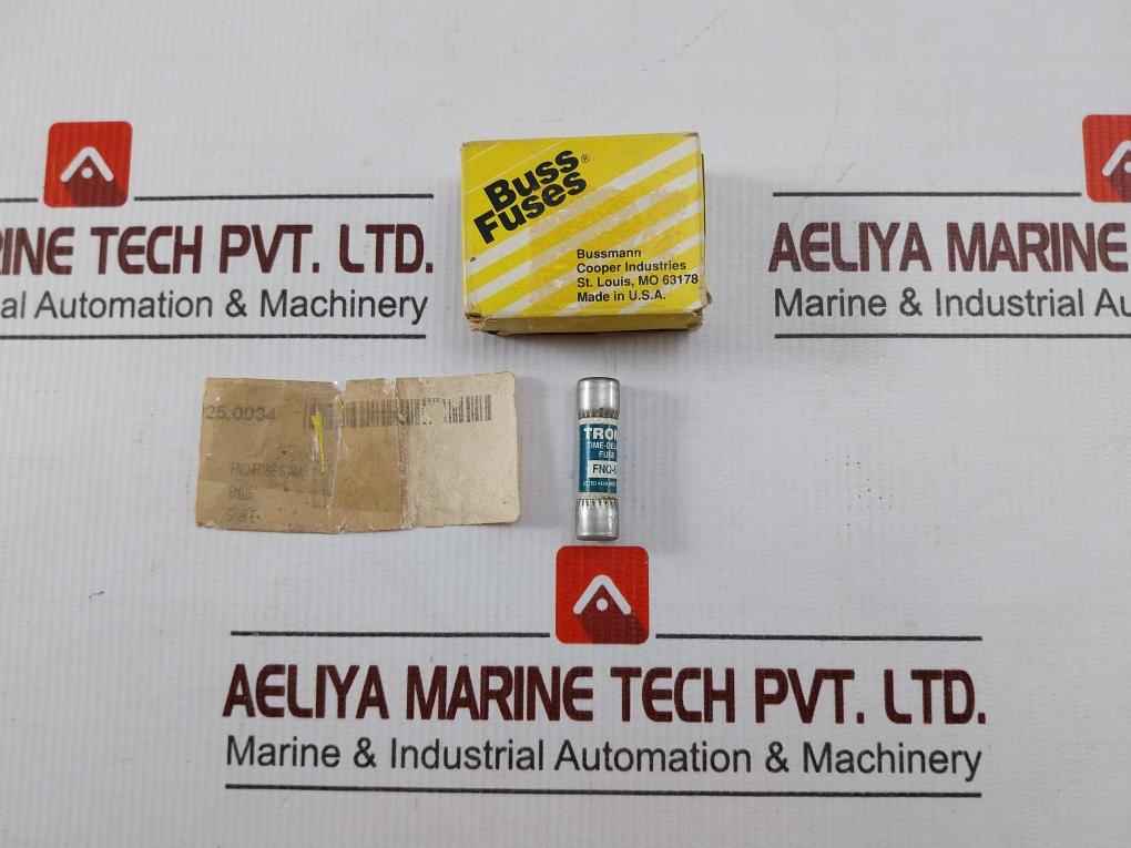 Lot Of 5x Bussmann Fnq-6 Time-delay Fuse 500 Volt 6amp 30051712786066