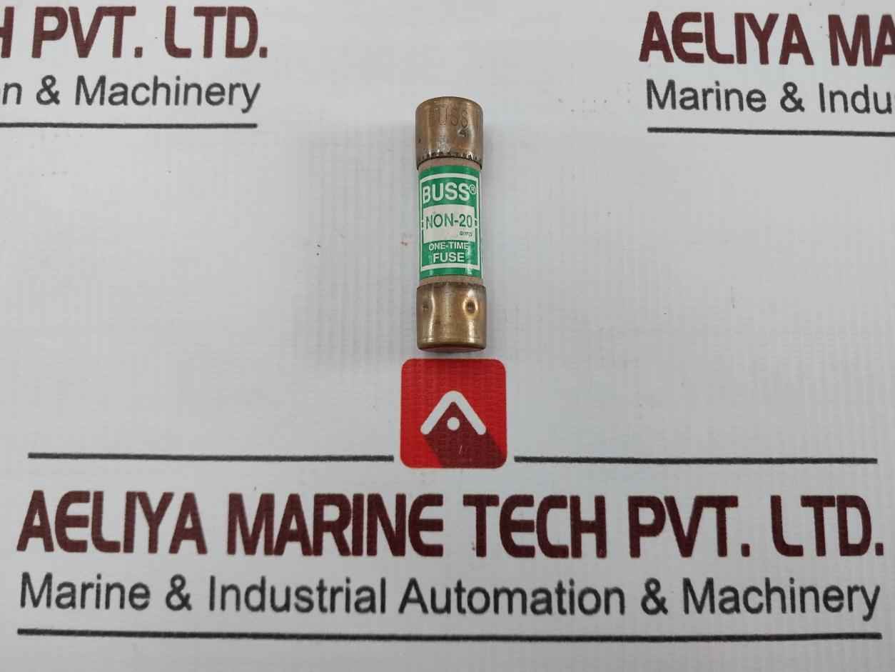 Lot Of 5x Bussmann Non-20 One-time Fuse Dk94-14 250 Volts 50,000 Amp.