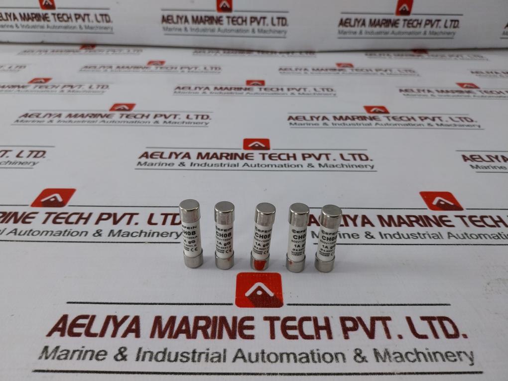 Lot Of 5x Efein Ch08 Fuse 1a, Ø8.5x31.5 Mm, 500v~100ka