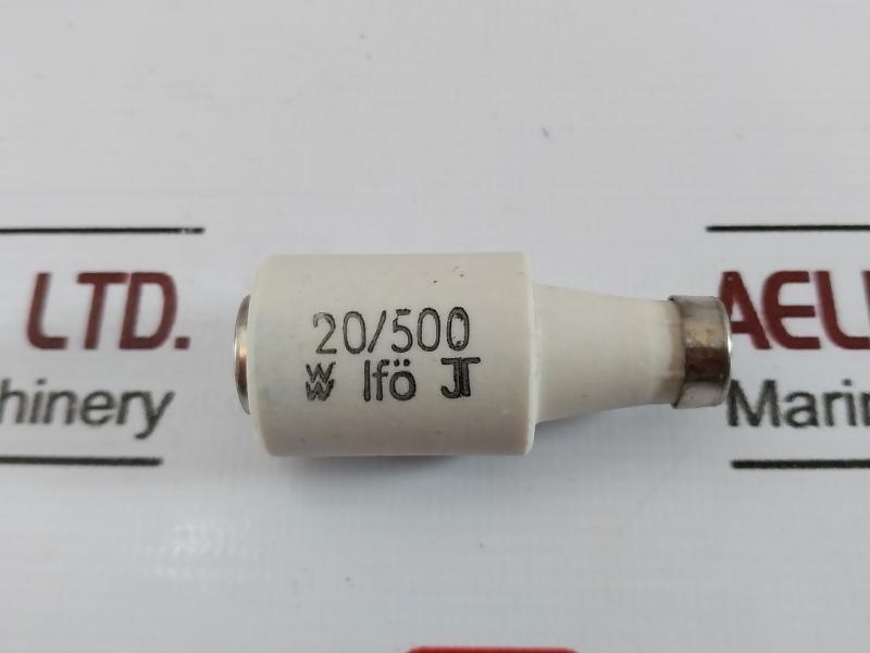 Lot of 5X IFO 20/500 Electric Fuse 20A 500V