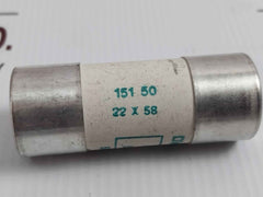 Lot Of 5x Legrand 151 50 Cartridge Fuse 500v 50 Amp