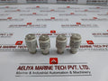 Lot of 5X LINDNER BOGENSCHUTZ 50A Ceramic Bottle Fuse, 500V, 50 AMP
