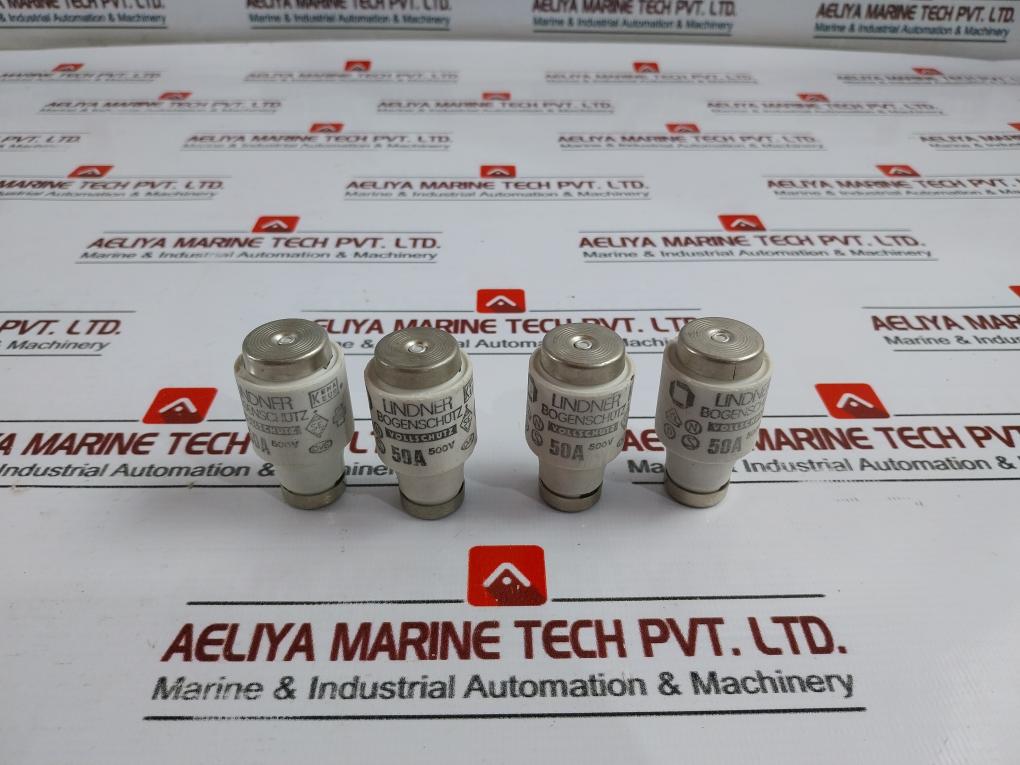 Lot Of 5x Lindner Bogenschutz 50a Ceramic Bottle Fuse, 500v, 50 Amp