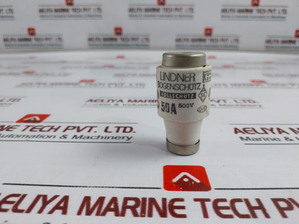 Lot Of 5x Lindner Bogenschutz 50a Ceramic Bottle Fuse, 500v, 50 Amp