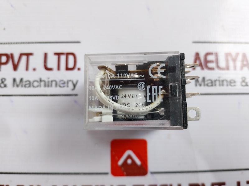 Lot of 5X Omron LY4N DC24 Bi-Power Relay