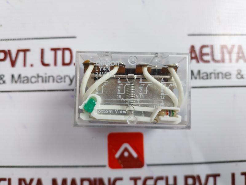 Lot of 5X Omron LY4N DC24 Bi-Power Relay