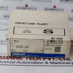 Lot of 5X Omron MY4 Miniature Power Relay 24vdc Plug in Terminal 5A 30VDC 0130Y1