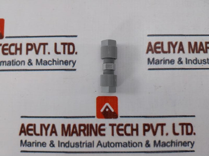 Lot of 5X Serto 6 Mm Compression Fittings Straight Panel Mount Union 16979